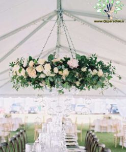 لوستر گل مصنوعی FC80 Flower chandelier