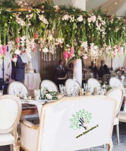 لوستر گل مصنوعی FC82 Flower chandelier