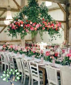 لوستر گل مصنوعی FC84 Flower chandelier