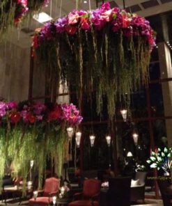 لوستر گل مصنوعی FC87 Flower chandelier
