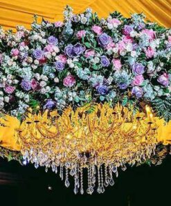 لوستر گل مصنوعی FC89 Flower chandelier