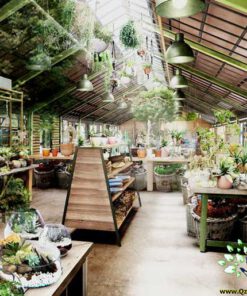 دکوراسیون فروشگاه گل FSD23 Flower shop Decoration