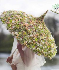 چتر گل طبیعی FU4 Flower umbrella