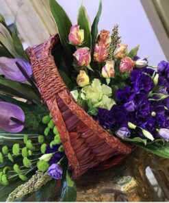 سبد گل مصنوعی NFB10 Natural Flower Basket
