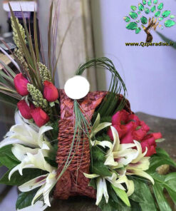 سبد گل مصنوعی NFB11 Natural Flower Basket