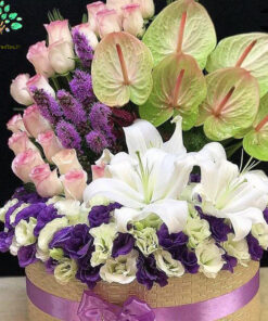 سبد گل مصنوعی NFB15 Natural Flower Basket