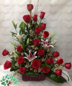 سبد گل مصنوعی NFB26 Natural Flower Basket