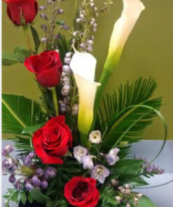 سبد گل مصنوعی NFB28 Natural Flower Basket