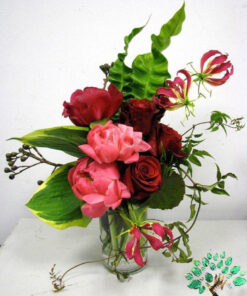 سبد گل مصنوعی NFB49 Natural Flower Basket