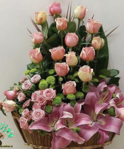 سبد گل مصنوعی NFB5 Natural Flower Basket