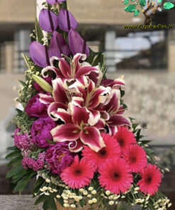 سبد گل طبیعی NFB6 Natural Flower Basket