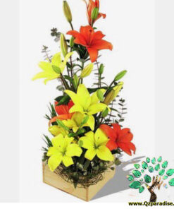 سبد گل طبیعی NFB62 Natural Flower Basket