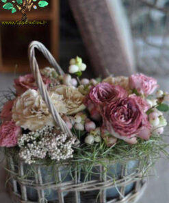 سبد گل طبیعی NFB66 Natural Flower Basket