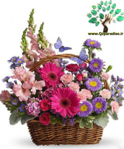 سبد گل طبیعی NFB80 Natural Flower Basket