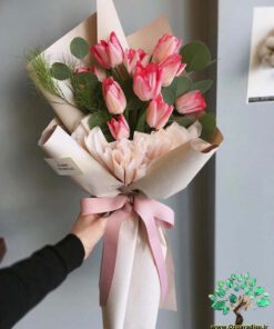 دسته گل طبیعی NFB18 Natural flower bouquet