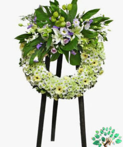 تاج گل طبیعی NFC30 Natural flower crown