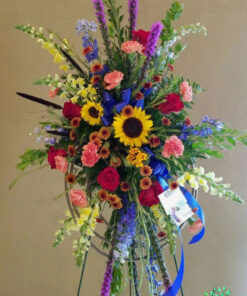 تاج گل طبیعی NFC44 Natural flower crown