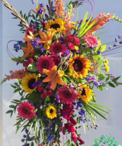 تاج گل طبیعی NFC46 Natural flower crown
