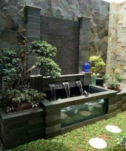 آبنما دیواری فضای بازOW14 Outdoor Waterfalls