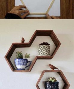 استند دیواری چوبی WWS136 Wooden Wall Stand