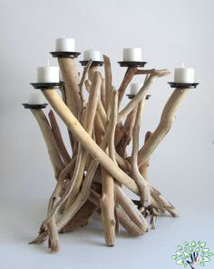 جاشمعی چوبی WC12 Wooden crescent