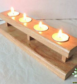 جاشمعی چوبی WC133 Wooden crescent