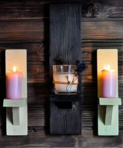 جاشمعی چوبی WC163 Wooden crescent