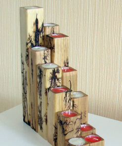 جاشمعی چوبی WC183 Wooden crescent