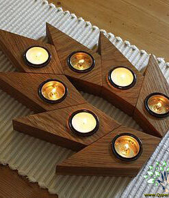 جاشمعی چوبی WC195 Wooden crescent