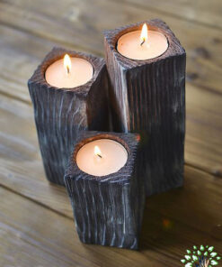 جاشمعی چوبی WC25 Wooden crescent