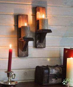 جاشمعی چوبی WC57 Wooden crescent