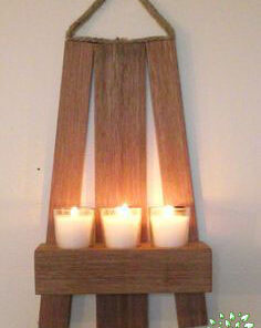 جاشمعی چوبی WC73 Wooden crescent