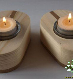 جاشمعی چوبی WC74 Wooden crescent