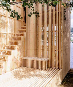 نرده دیوار و پارتیشن چوبی WPF16 Wooden partition fences