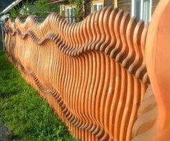 نرده دیوار و پارتیشن چوبی WPF26 Wooden partition fences