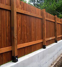 نرده دیوار و پارتیشن چوبی WPF4 Wooden partition fences