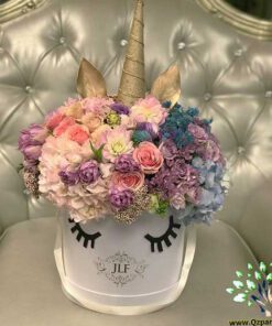 باکس گل طبیعی NFB102 Natural Flower Box