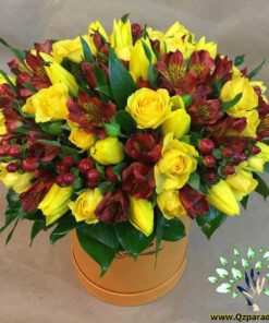 باکس گل طبیعی NFB105 Natural Flower Box