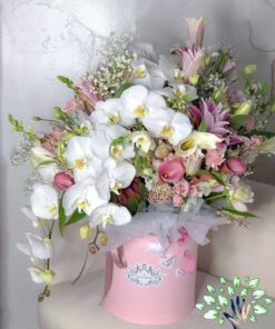 باکس گل طبیعی NFB120 Natural Flower Box