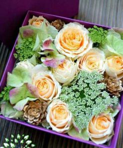 باکس گل طبیعی NFB122 Natural Flower Box