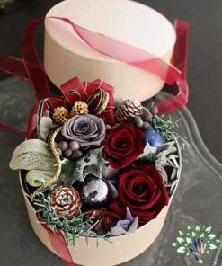 باکس گل طبیعی NFB128 Natural Flower Box