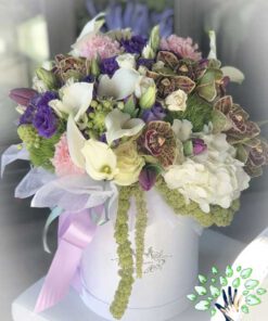 باکس گل طبیعی NFB151 Natural Flower Box