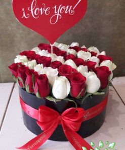 باکس گل طبیعی NFB161 Natural Flower Box