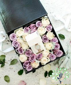 باکس گل طبیعی NFB165 Natural Flower Box