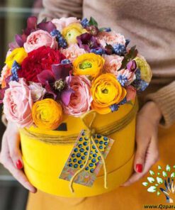 باکس گل طبیعی NFB169 Natural Flower Box