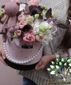 باکس گل طبیعی NFB176 Natural Flower Box