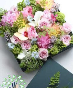 باکس گل طبیعی NFB185 Natural Flower Box