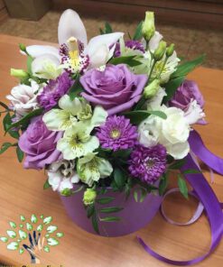 باکس گل طبیعی NFB188 Natural Flower Box