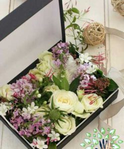 باکس گل طبیعی NFB190 Natural Flower Box