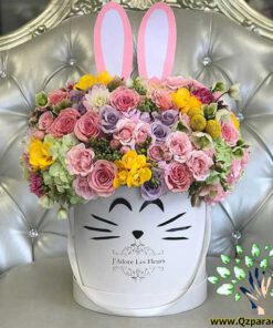 باکس گل طبیعی NFB195 Natural Flower Box
